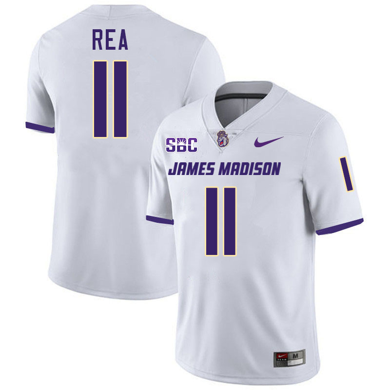 #11 Patrick Rea JMU Jersey,James Madison Dukes Football Jerseys Stitched-White #11 Patrick Rea JMU Jersey,James Madison Dukes Football Jerseys Stitched-White